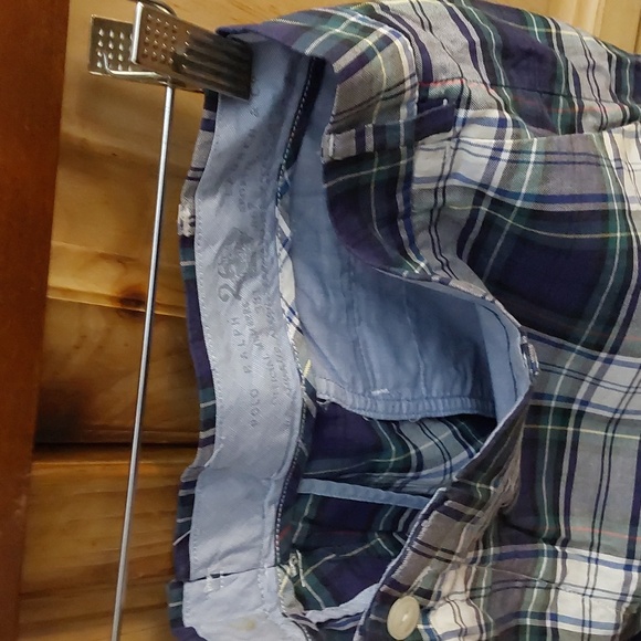 POLO RALPH LAUREN PLAID STYLE SHORTS SIZE 38.. - Picture 4 of 6